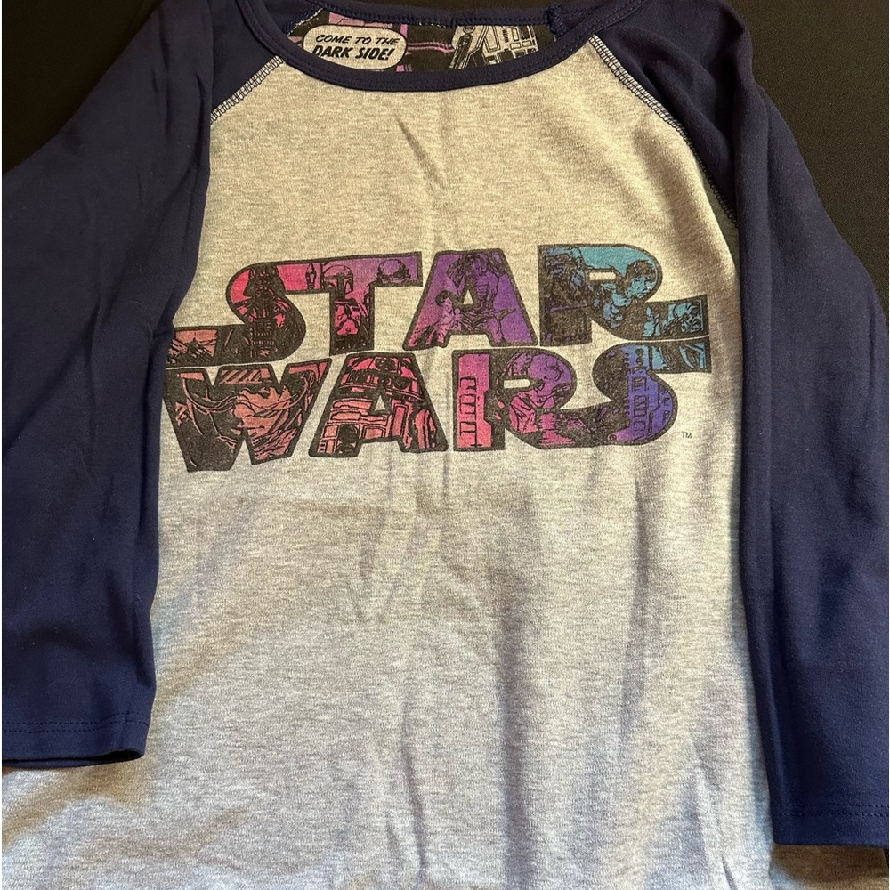 Star Wars Comic reversible Baseball Tee